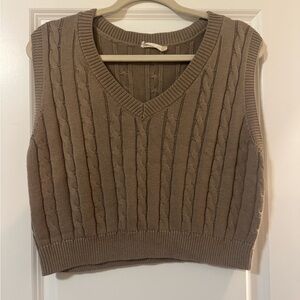 Altar’d State Brown Sweater Vest